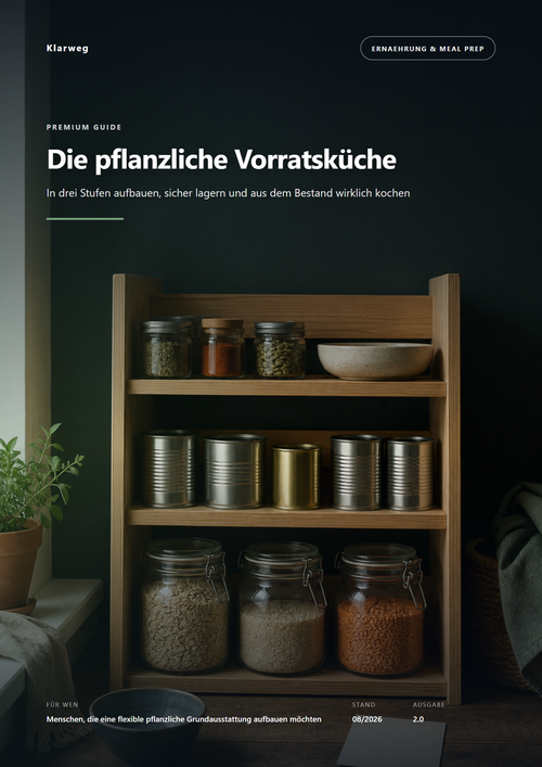 Die vegane Grundausstattung: Vorrat, Geräte und zwölf Grundrezepte