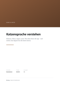 Cover: Katzensprache verstehen: Die Signale deiner Katze richtig deuten