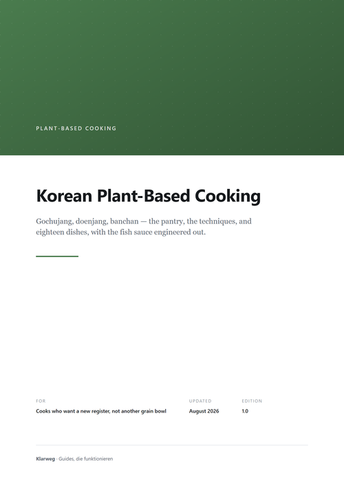 Cover: Korean Plant-Based Cooking