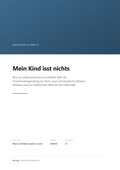Cover: Mein Kind isst nichts: Was bei wählerischen Essern wirklich hilft (2 bis 8 Jahre)