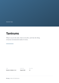 Tantrums