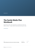 The Family Media Plan Workbook