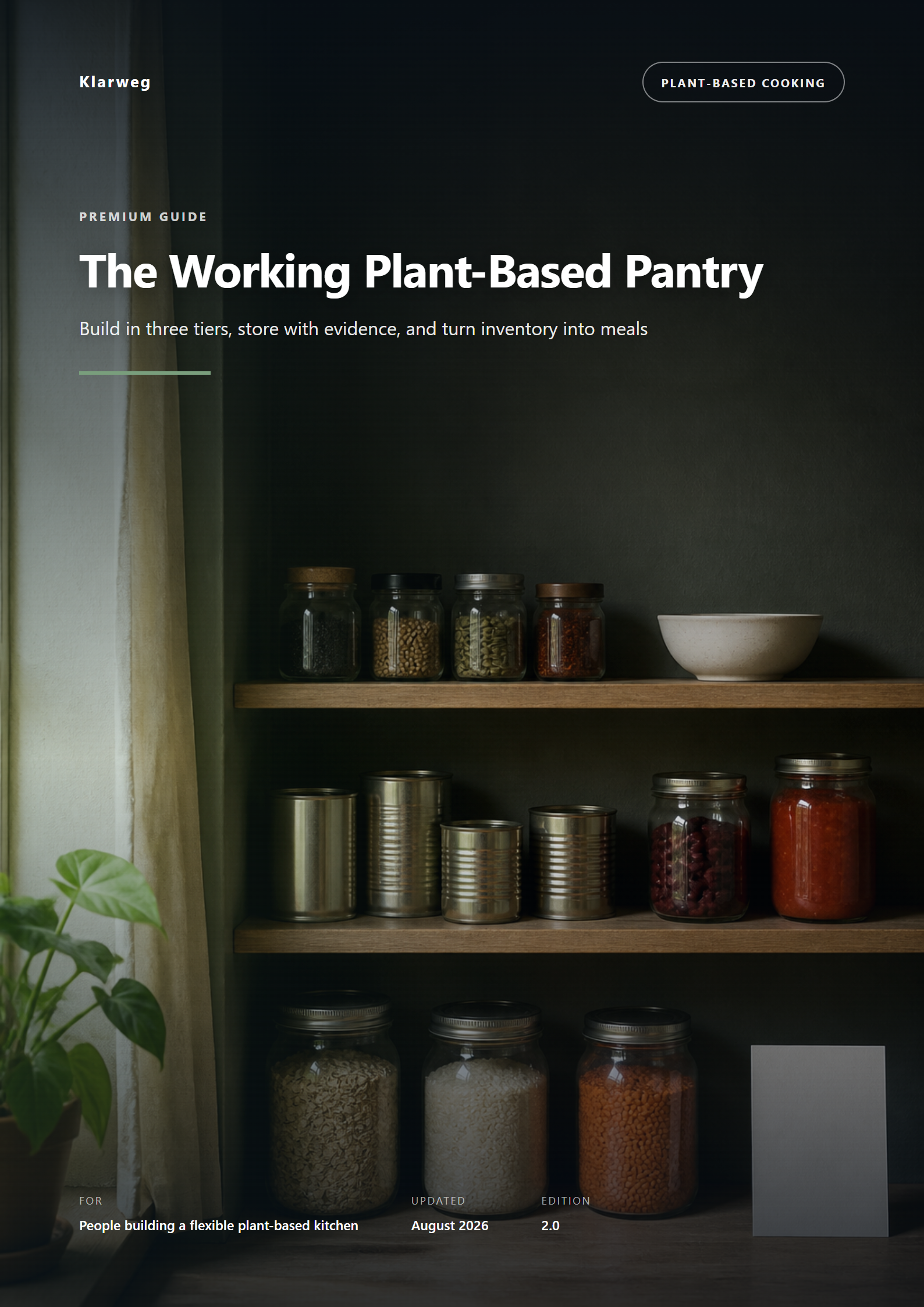 The Plant-Based Pantry