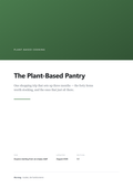 The Plant-Based Pantry